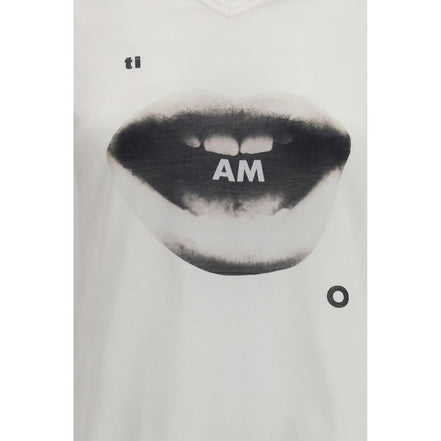 Fendi Tricou Alb din Bumbac