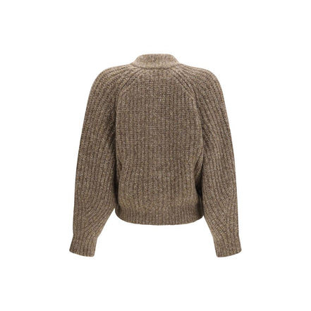 Brunello Cucinelli Cardigan Maro din Caşmir
