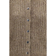 Brunello Cucinelli Cardigan Maro din Caşmir
