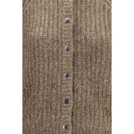 Brunello Cucinelli Cardigan Maro din Caşmir