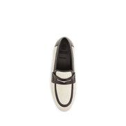 Brunello Cucinelli Beige Polyamide Slip-On Loafers
