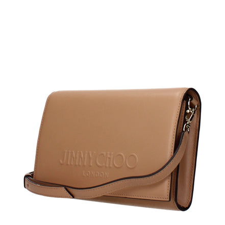 Jimmy Choo Poșetă Clutch Maro din Piele