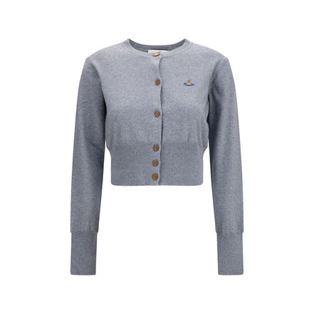 Vivienne Westwood Gray Cotton Cardigan