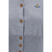 Vivienne Westwood Gray Cotton Cardigan