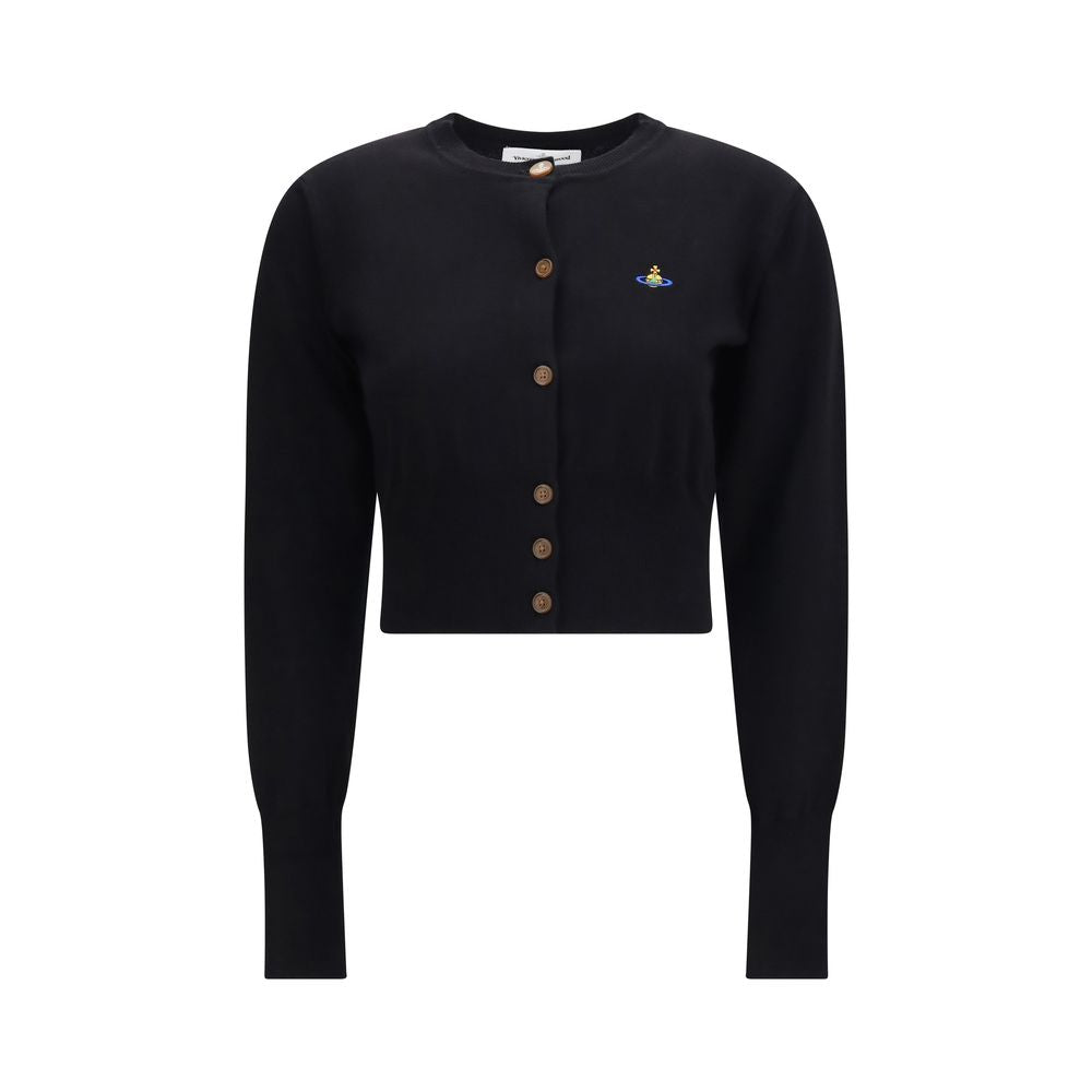 Vivienne Westwood Cardigan Negru din Bumbac