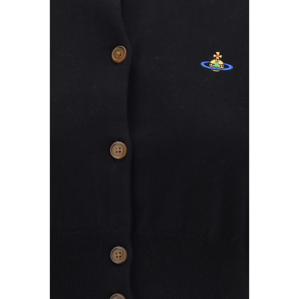 Vivienne Westwood Cardigan Negru din Bumbac