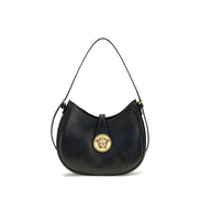 Versace Black Lambskin Shoulder Bag