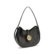 Versace Black Lambskin Shoulder Bag