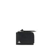 Vivienne Westwood Portofel Negru din Piele de Vițel