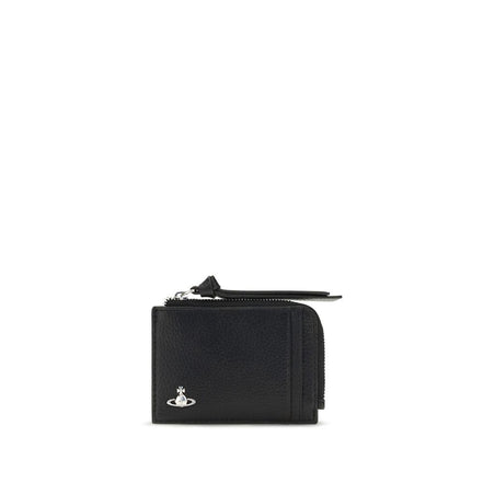 Vivienne Westwood Portofel Negru din Piele de Vițel