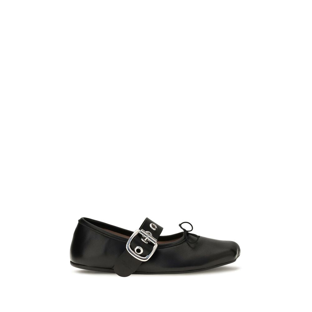 Vivienne Westwood Balerini Negri din Piele