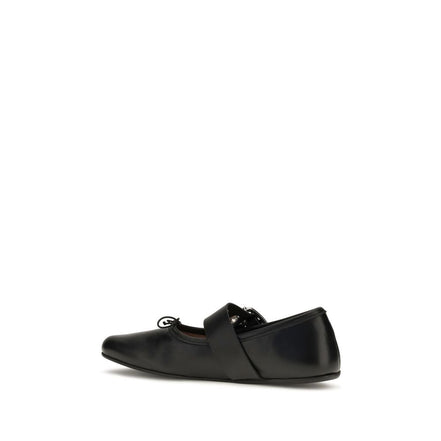 Vivienne Westwood Balerini Negri din Piele