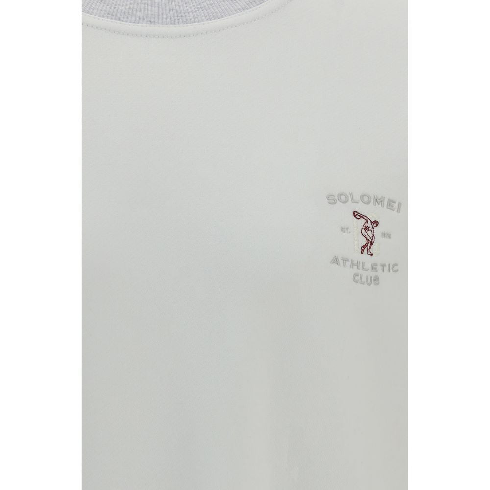 Brunello Cucinelli Hanorac Alb din Bumbac