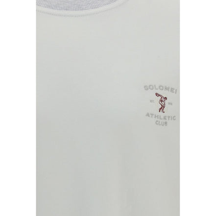 Brunello Cucinelli Hanorac Alb din Bumbac