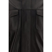 Dolce & Gabbana Geacă Bomber Maro din Piele de Miel