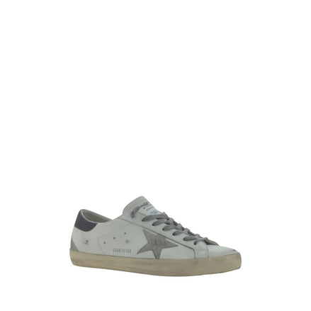 Golden Goose Adidași Albi din Piele de Capră