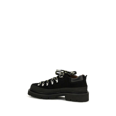 Dsquared² Black Calf Leather Bos Taurus Athletic Sneakers