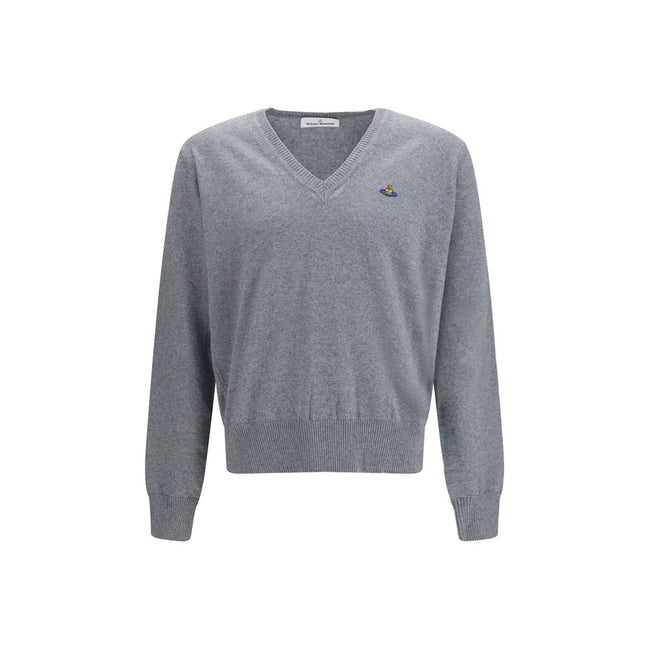Vivienne Westwood Pulover Gri din Bumbac