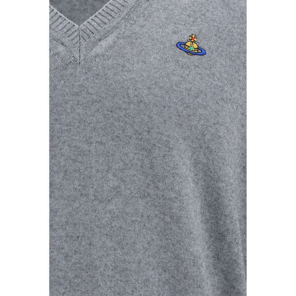 Vivienne Westwood Pulover Gri din Bumbac