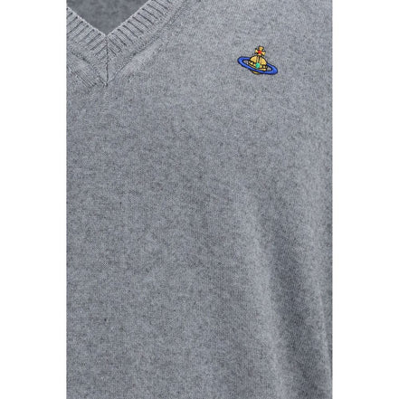 Vivienne Westwood Pulover Gri din Bumbac