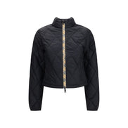 Burberry Geacă Lungă Neagră din Poliamidă
