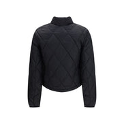 Burberry Geacă Lungă Neagră din Poliamidă