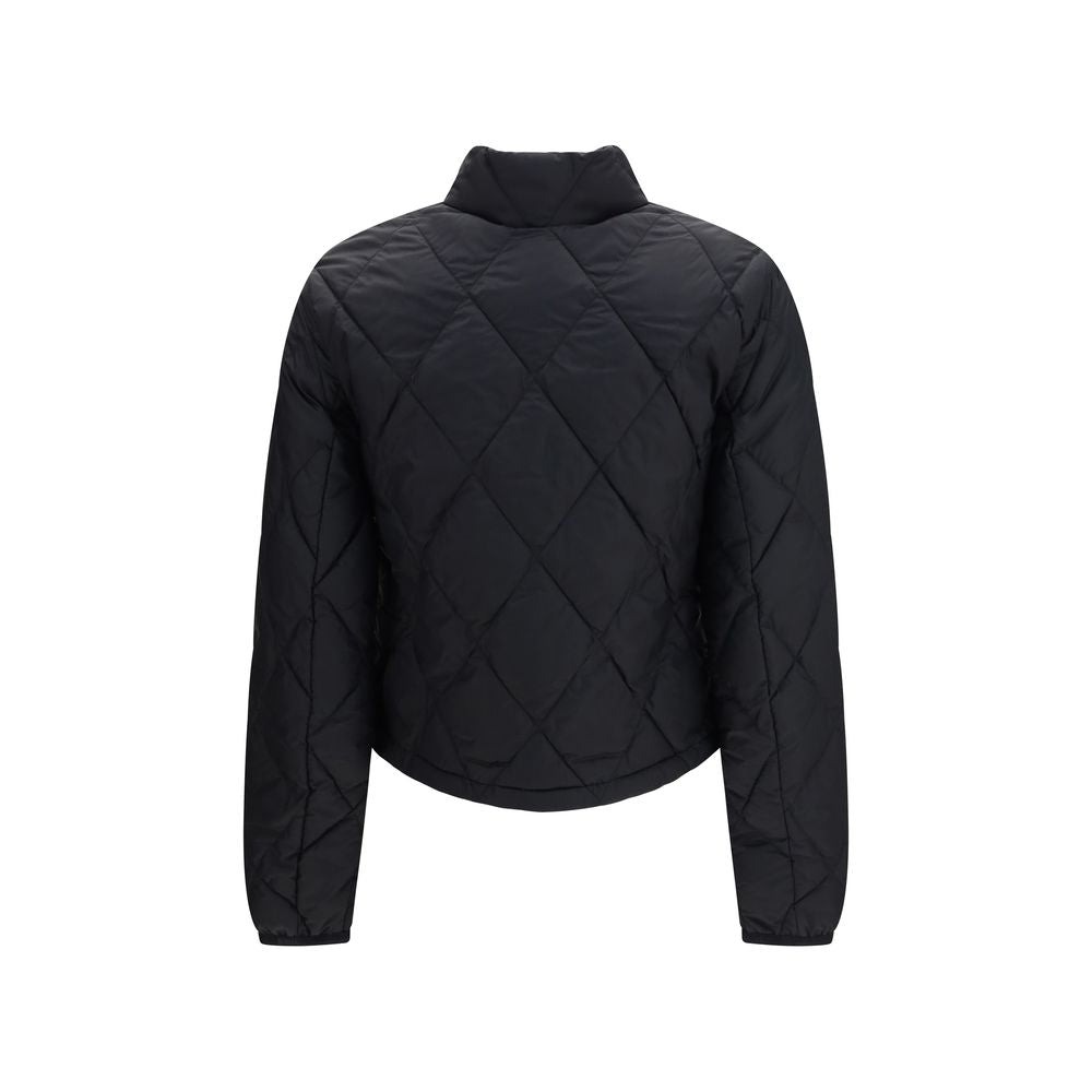 Burberry Geacă Lungă Neagră din Poliamidă