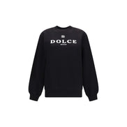 Dolce & Gabbana Black Cotton Sweatshirt
