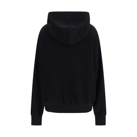 Dolce & Gabbana Hanorac Negru cu Glugă din Bumbac