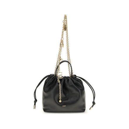 Chloé Black Leather Shoulder Bag
