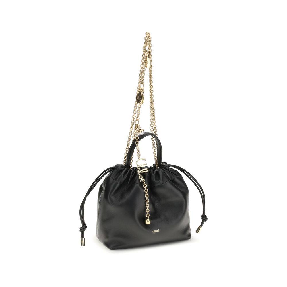 Chloé Black Leather Shoulder Bag