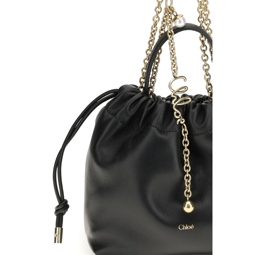 Chloé Black Leather Shoulder Bag