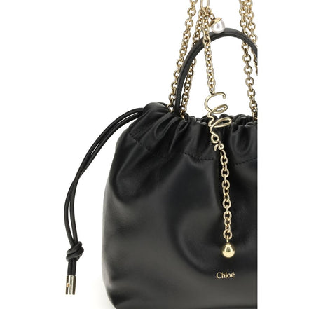 Chloé Black Leather Shoulder Bag