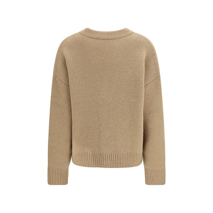 Ami Paris Beige Alpaca Cardigan