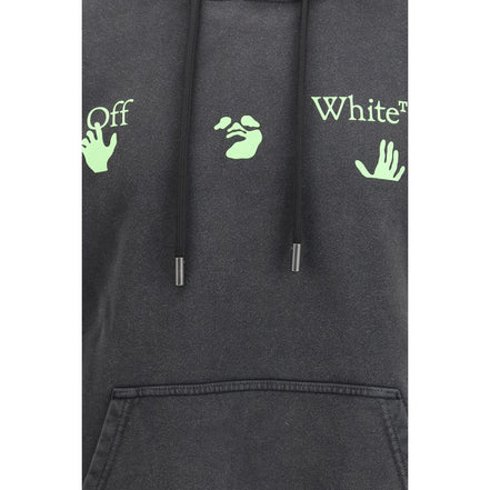 Off-White Gray Cotton Sweatshirt