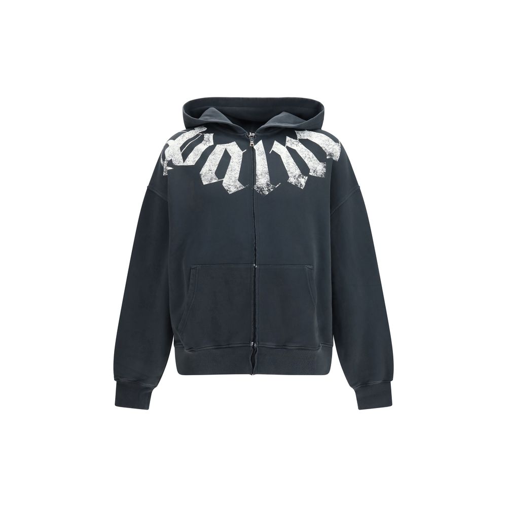Palm Angels Hanorac Negru din Bumbac