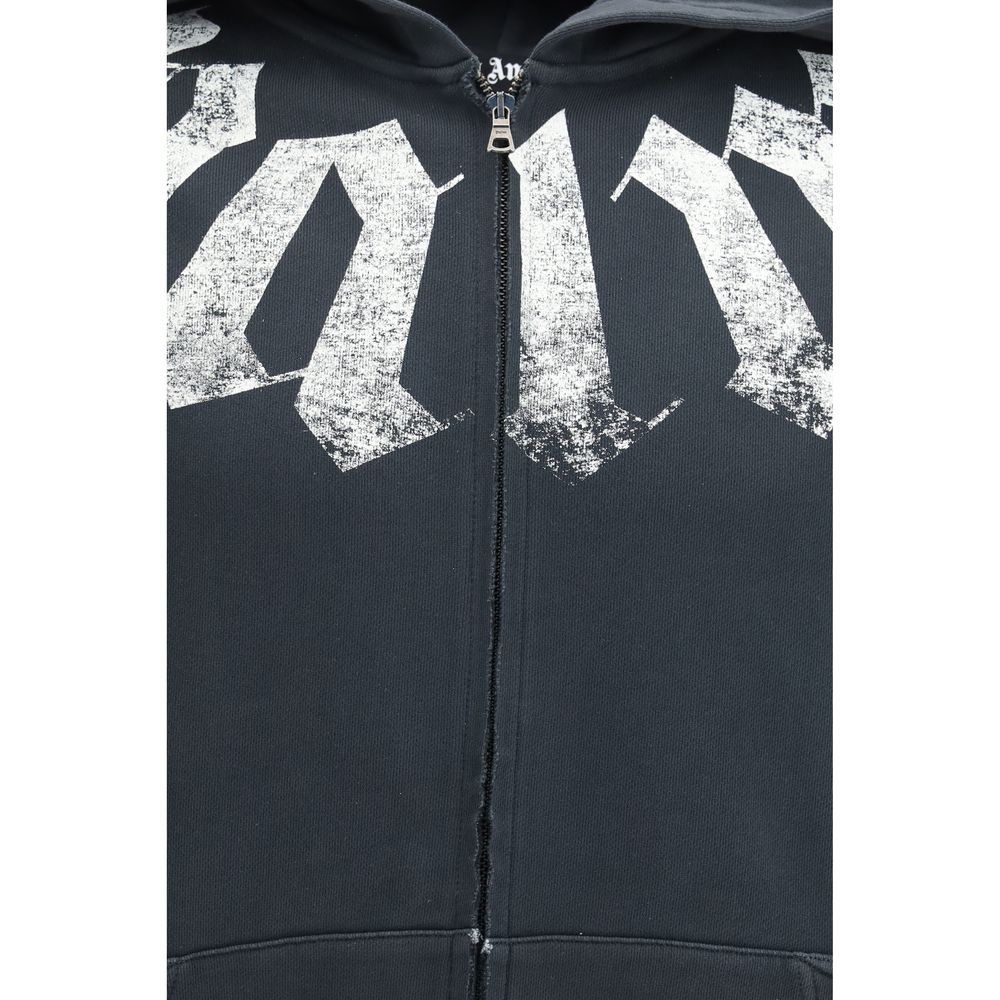 Palm Angels Hanorac Negru din Bumbac