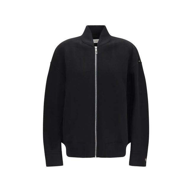 Max Mara Jachetă Lungă Neagră din Lână