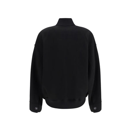 Max Mara Jachetă Lungă Neagră din Lână