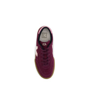 Veja Purple Calf Leather Low Top Sneakers