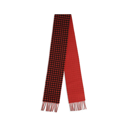 Ami Paris Red Wool Scarf