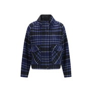 PINKO Blue Wool Shell Jacket