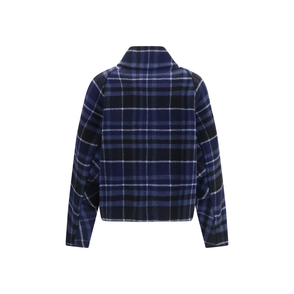 PINKO Blue Wool Shell Jacket