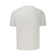 Hugo Boss Tricou Alb din Bumbac pentru Bărbați