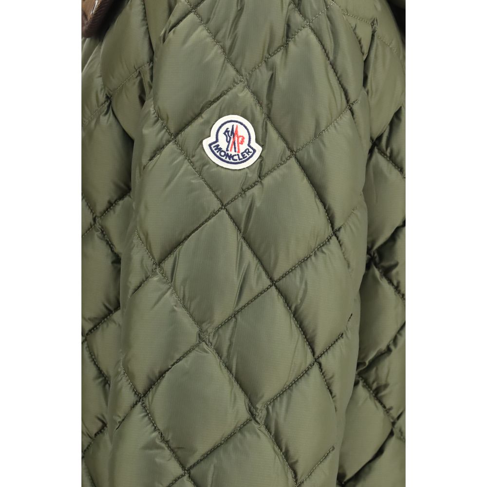 Moncler Geacă Lungă Multicoloră din Poliamidă