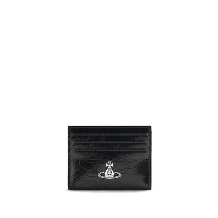 Vivienne Westwood Black Calf Leather Wallet