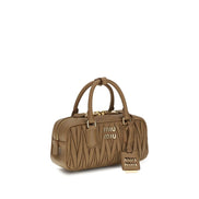 Miu Miu Beige Calf Leather Handbag
