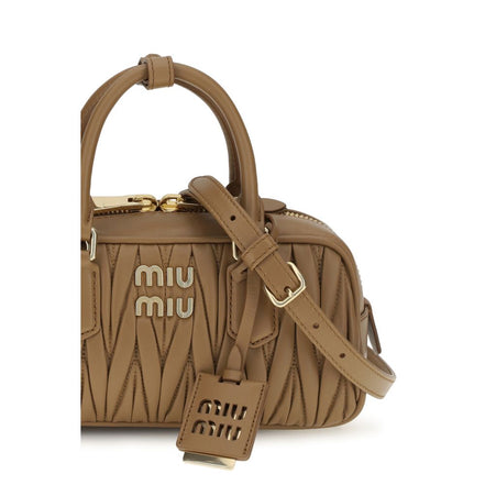 Miu Miu Beige Calf Leather Handbag