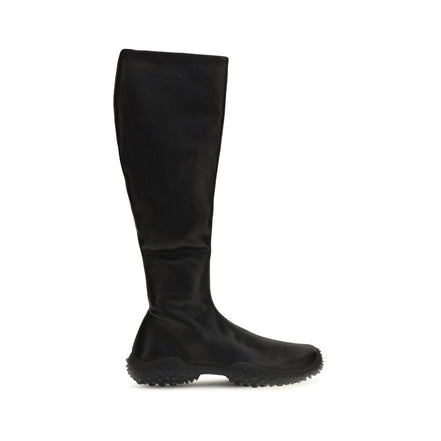 Miu Miu Ghete Negre din Piele de Miel