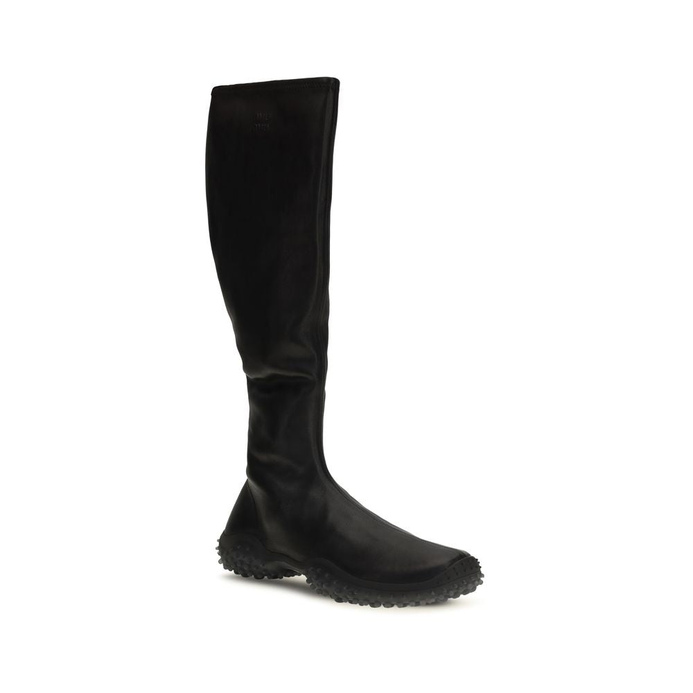 Miu Miu Ghete Negre din Piele de Miel